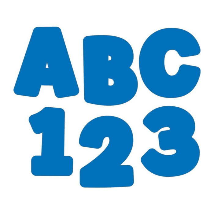 Blue Prepunched 4" 76Pcs Ez Letters 4''