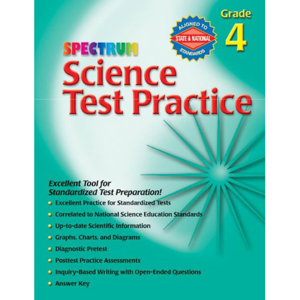 Spectrum Science Test Practice Grade 4