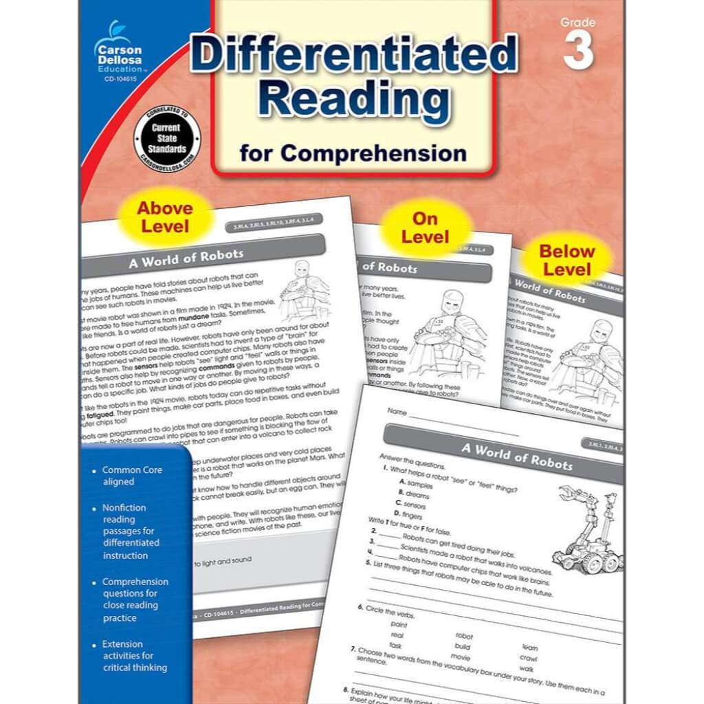 Diff. Read Comprehension Resource Book Grade 3 