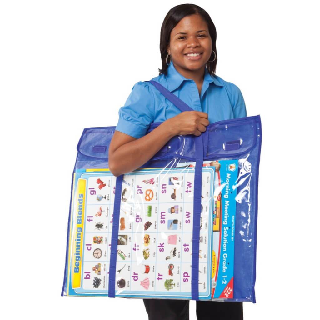 Deluxe Bulletin Board Storage Pocket Chart Storage 