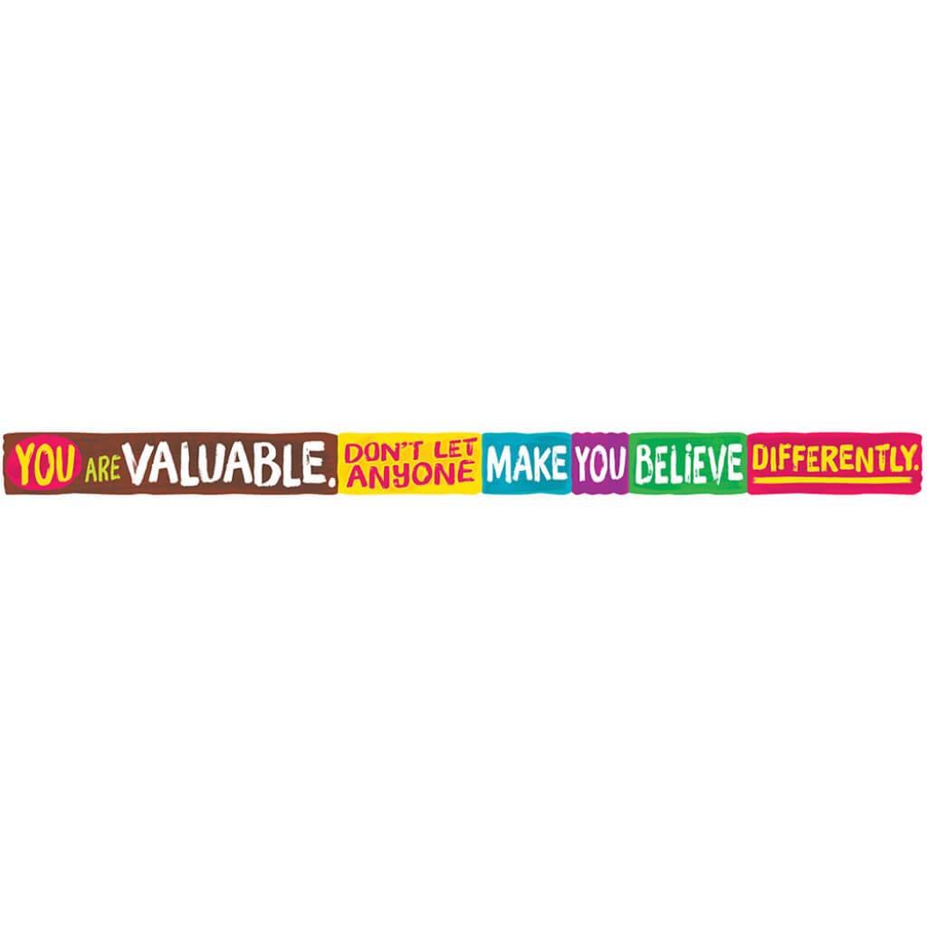 You Are Valuable.. Banner 