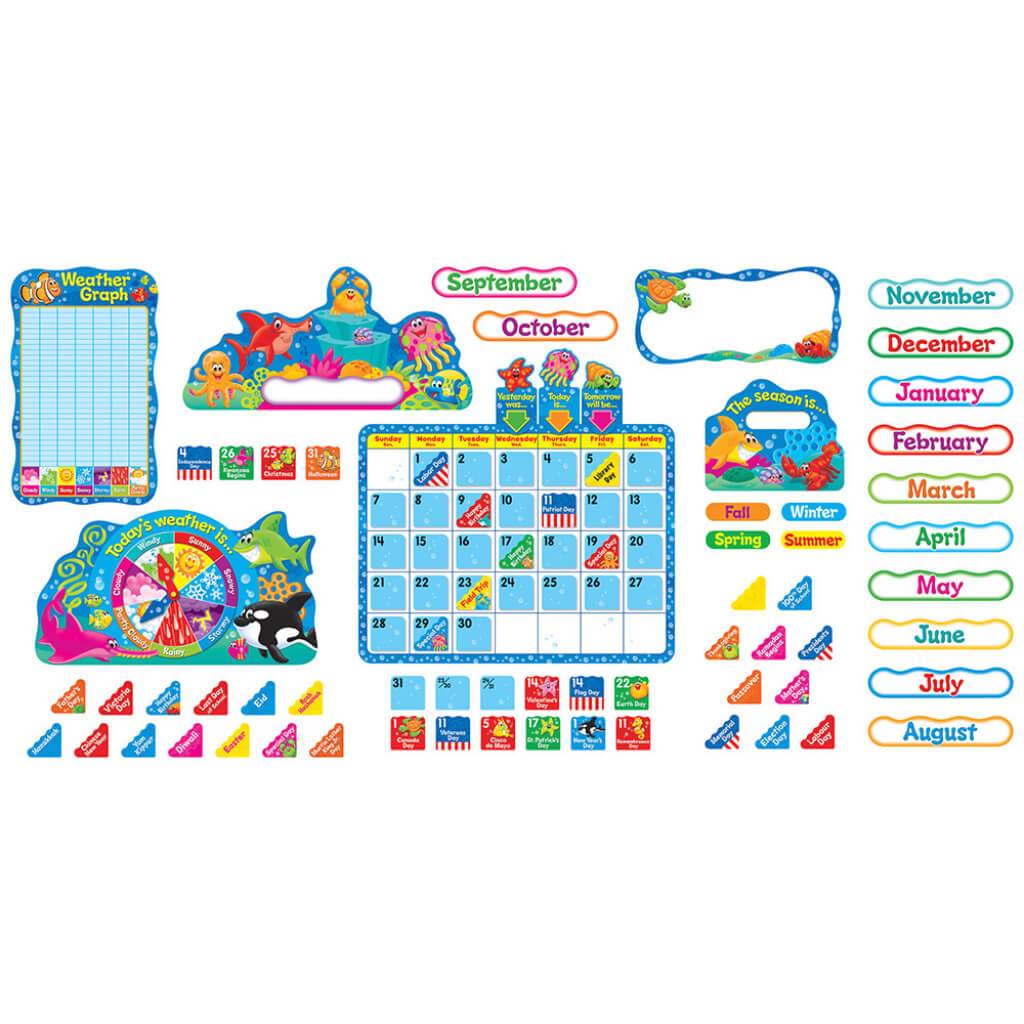 Sea Buddies Calendar Bulletin Board 