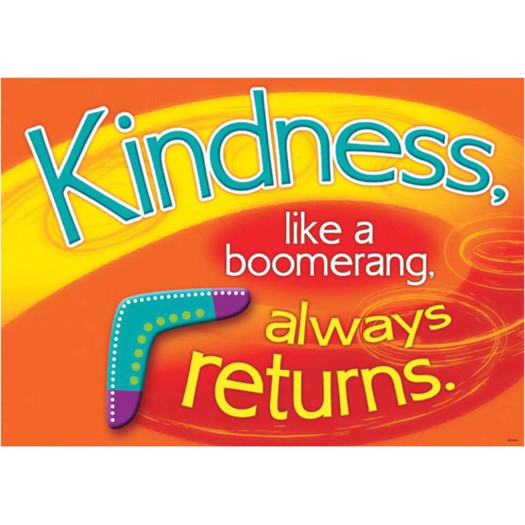 Kindness Like A Boomerang.. Poster 