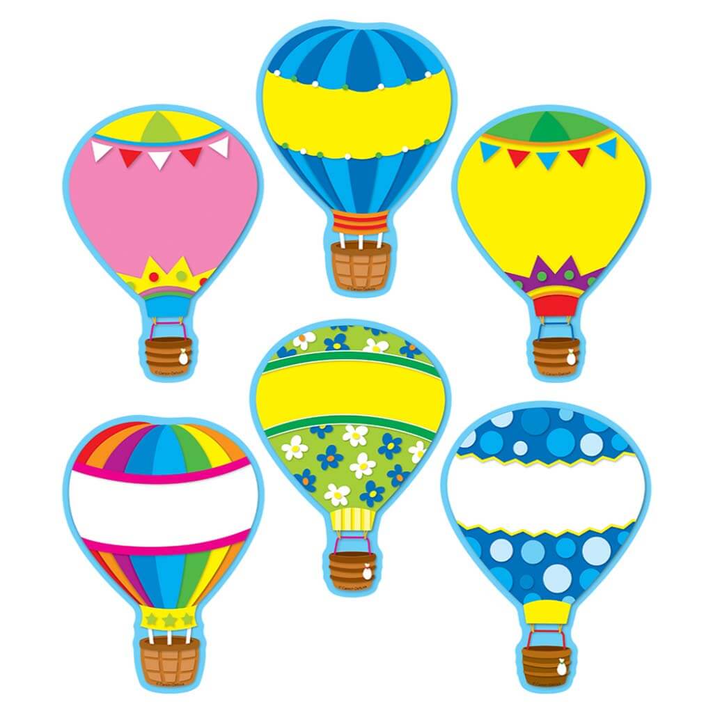 Hot Air Balloons Cut-Outs