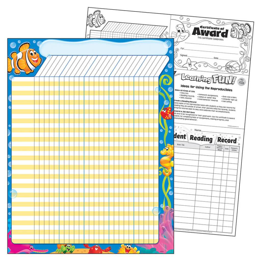 Sea Buddies Incentive Chart 