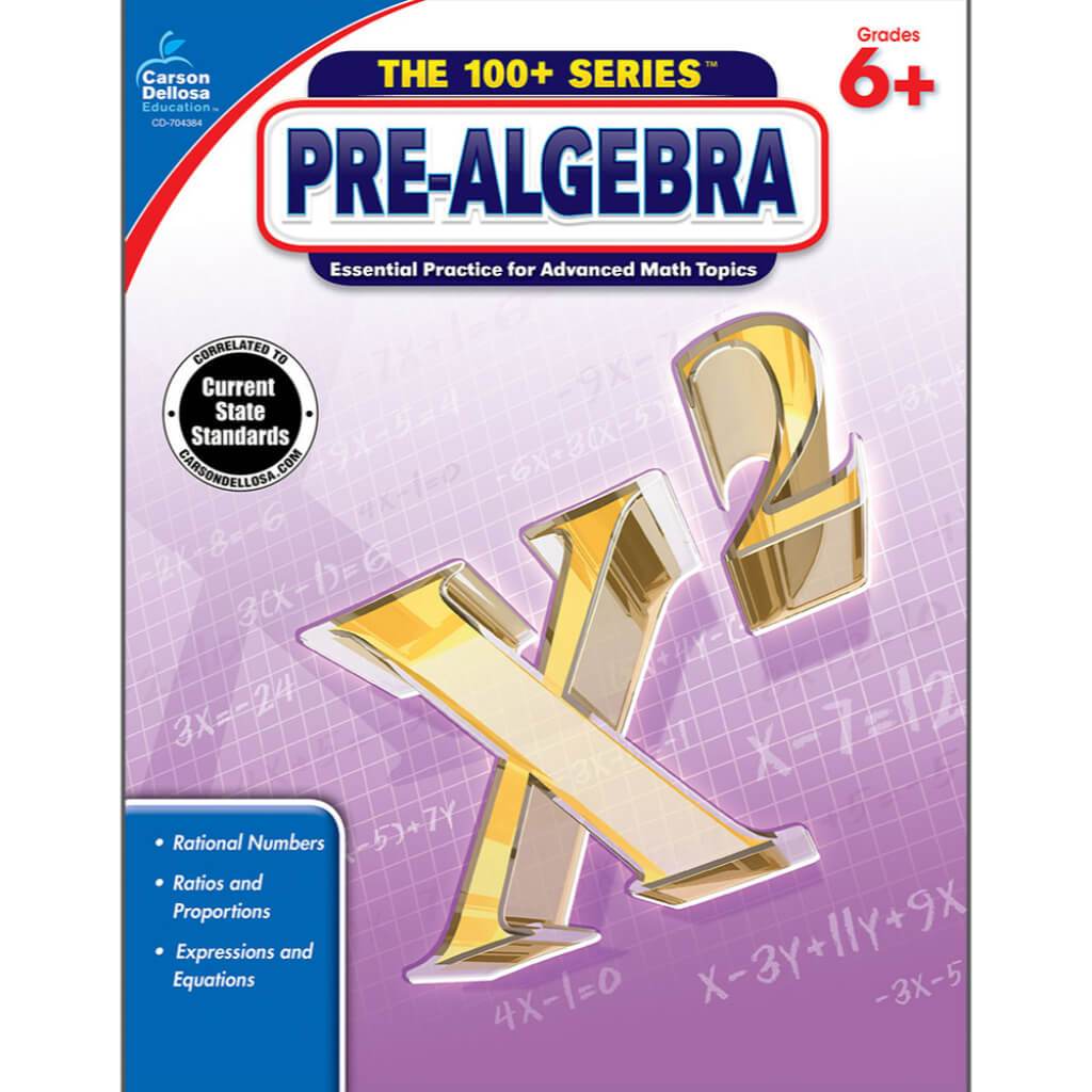 Pre-Algebra Workbook Grade 6-8 