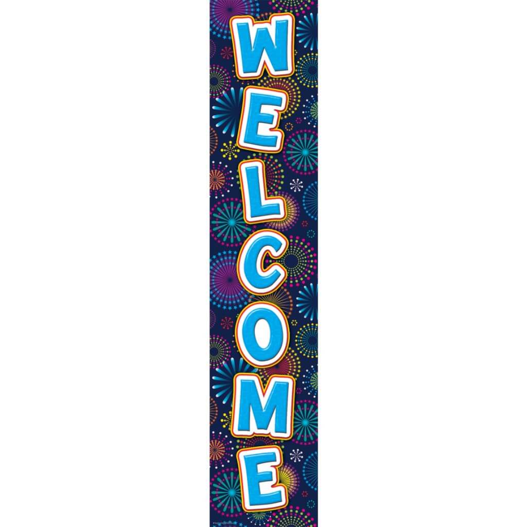 Fireworks Welcome Banner