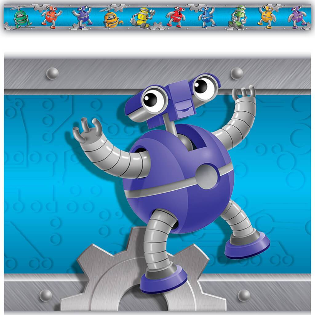 Robot Straight Border 