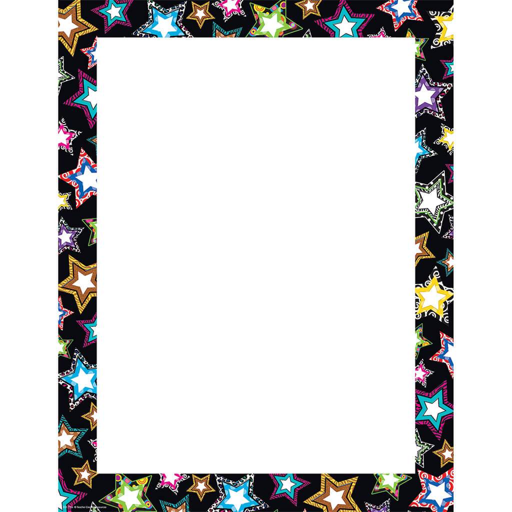 Fancy Stars Blank Chart