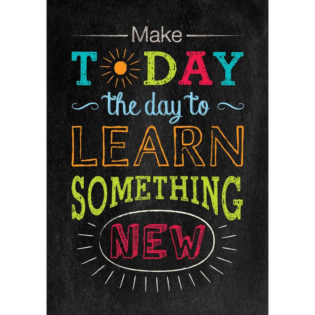 Make Today The Day To Learn Chart 