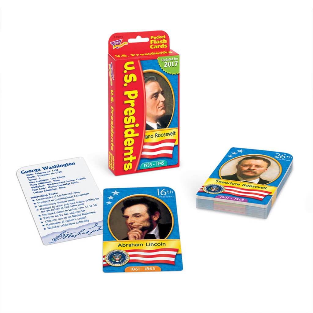 U.S Presidents Flash Cards 