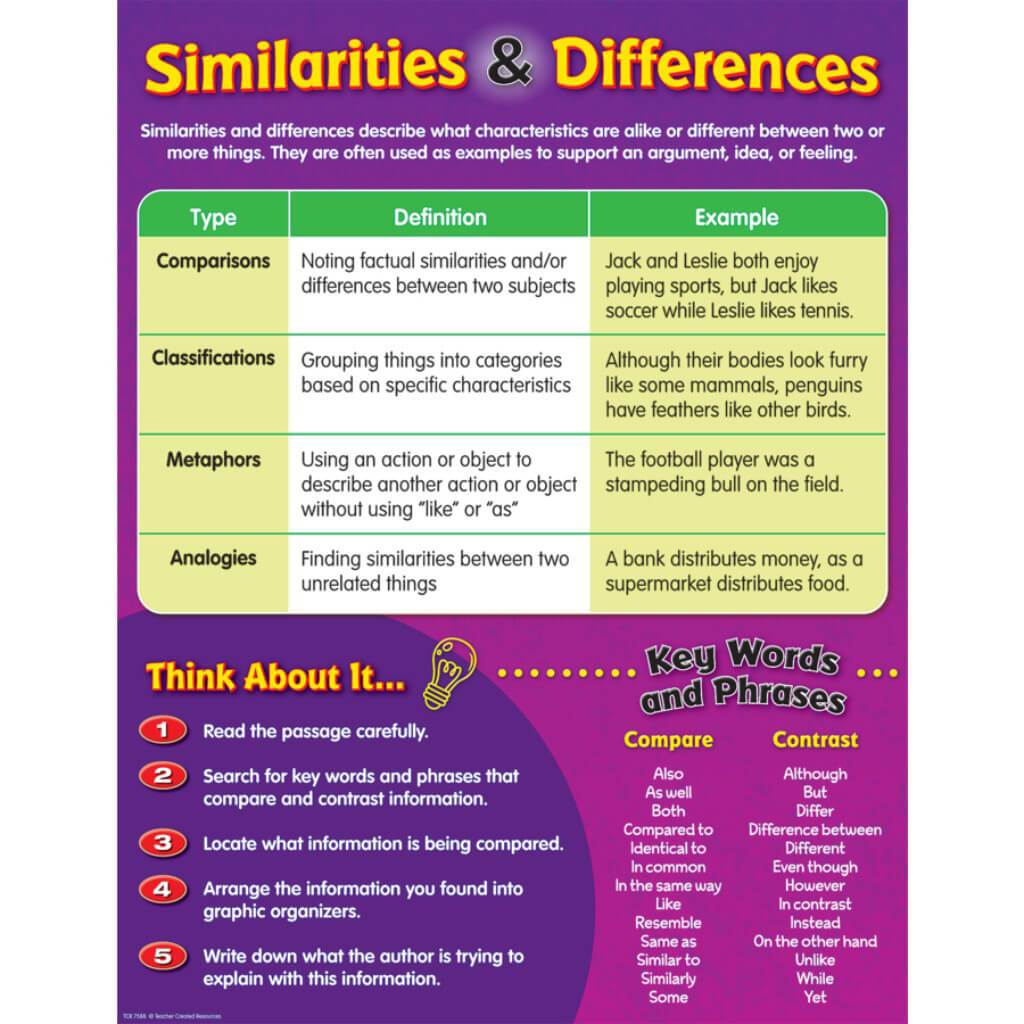 Similarities And Differences 