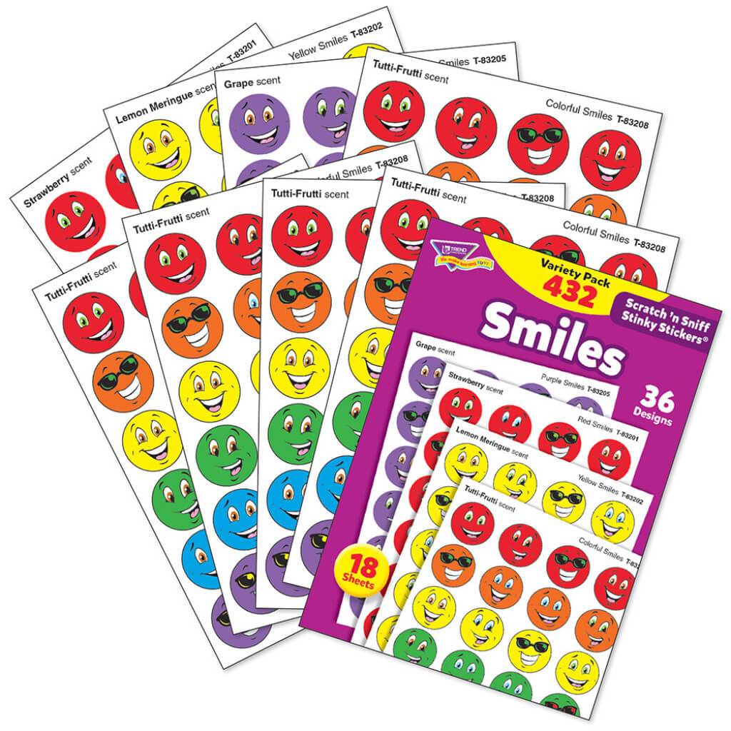 Smiles Stinky Sticker Variety Pack 