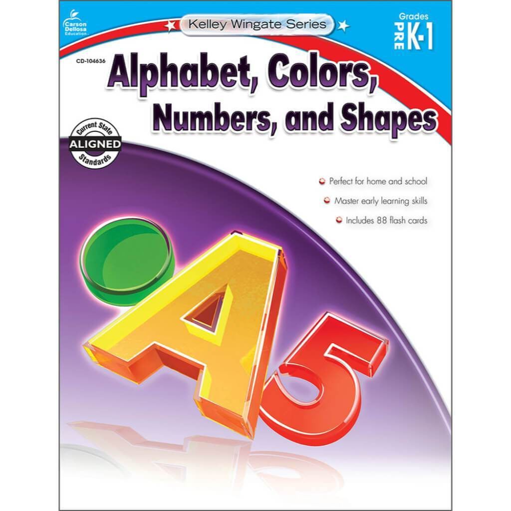 Alpha Color Num&amp; Shape Workbook Gr. Pk-1 