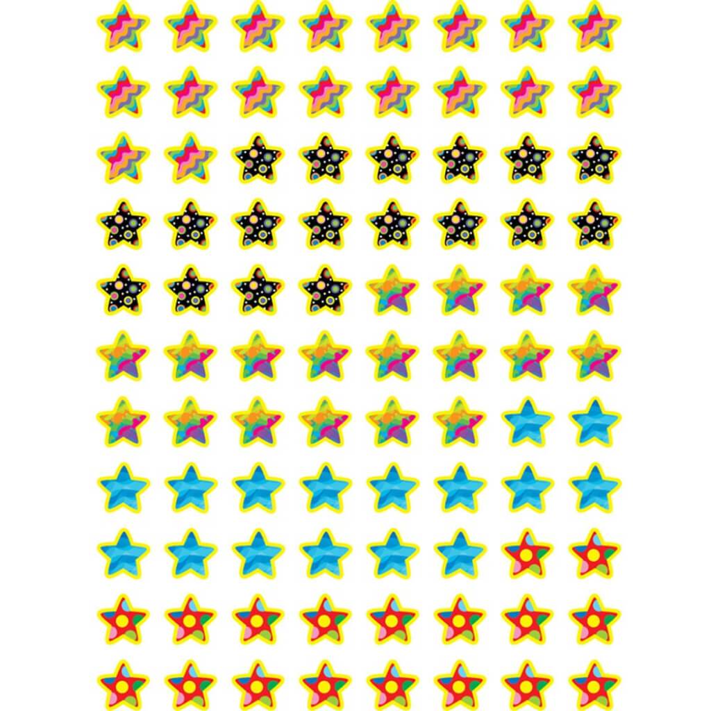 Pop Patterns Stars Sticker 