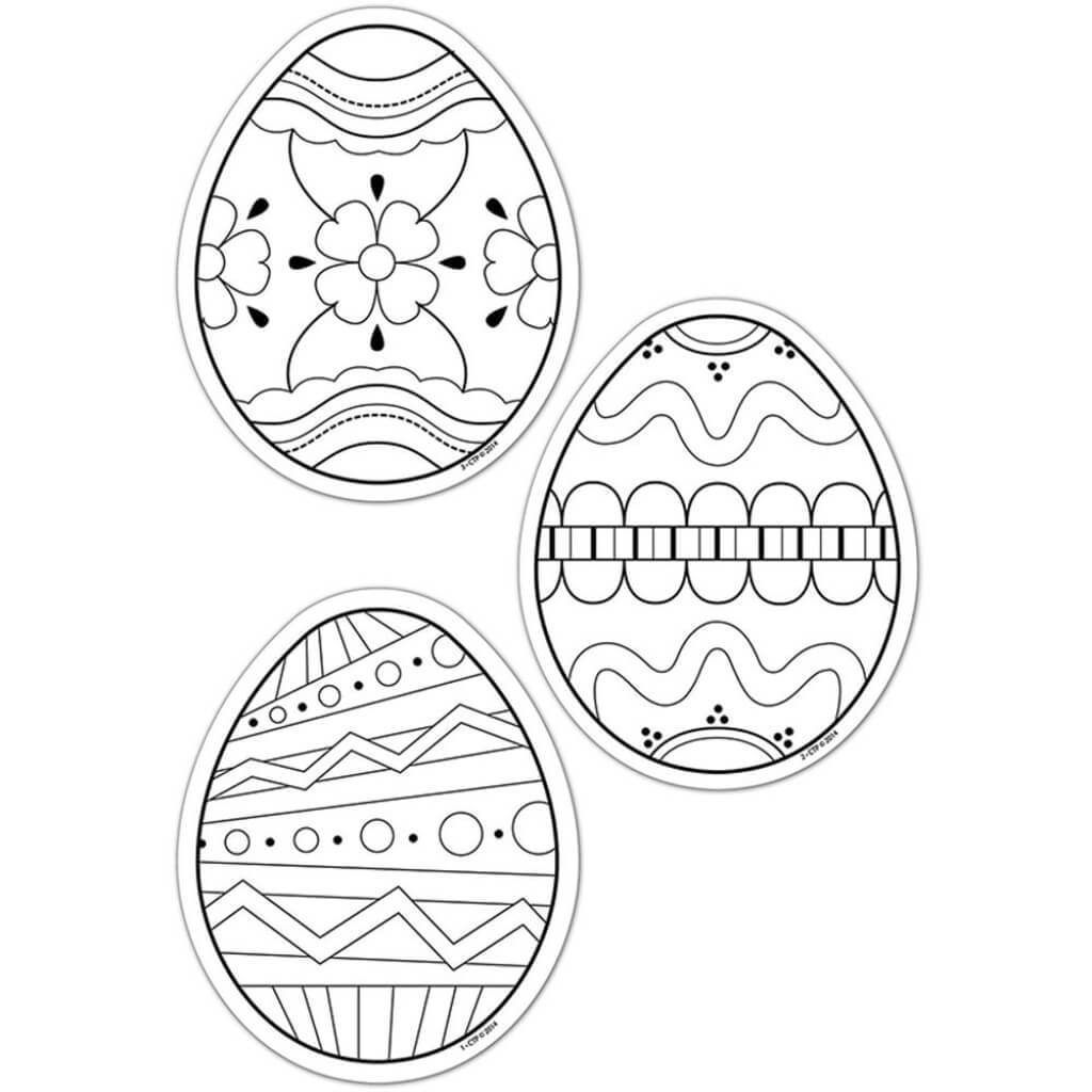 Color Me Egg Design Cut-Outs 6&quot; 