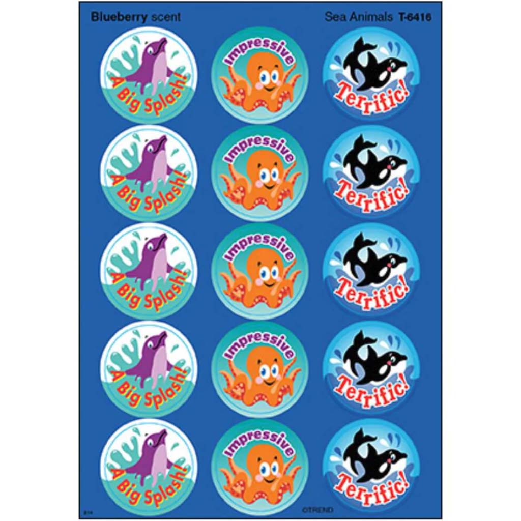 Sea Animals Stinky Stickers 