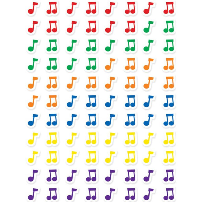 Music Notes Hot Spots Stickers 