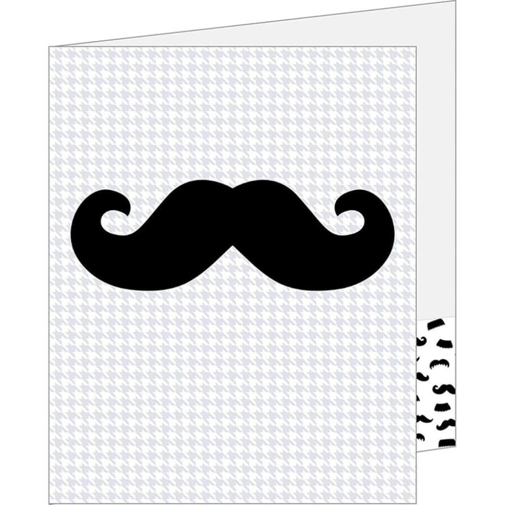 Mustache 2-Pocket Folder 