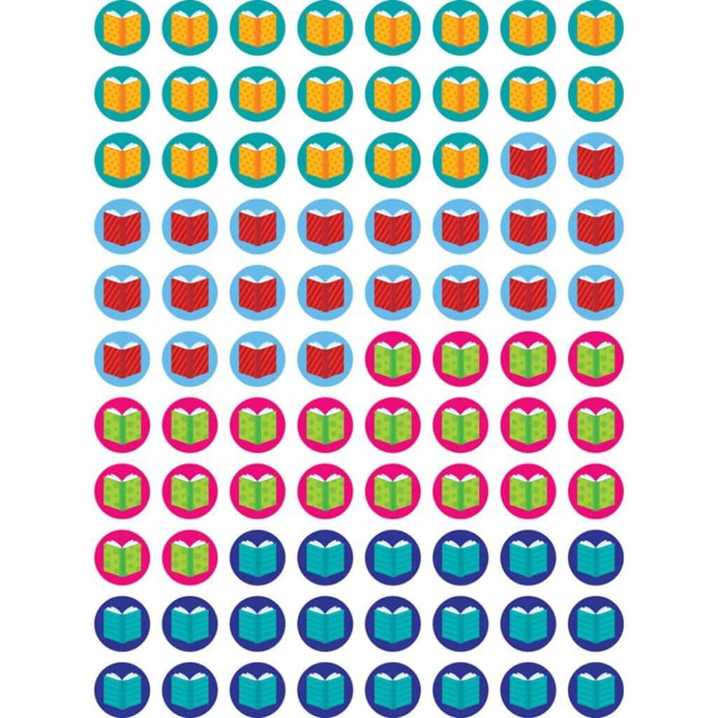 Books Hot Spots Stickers 