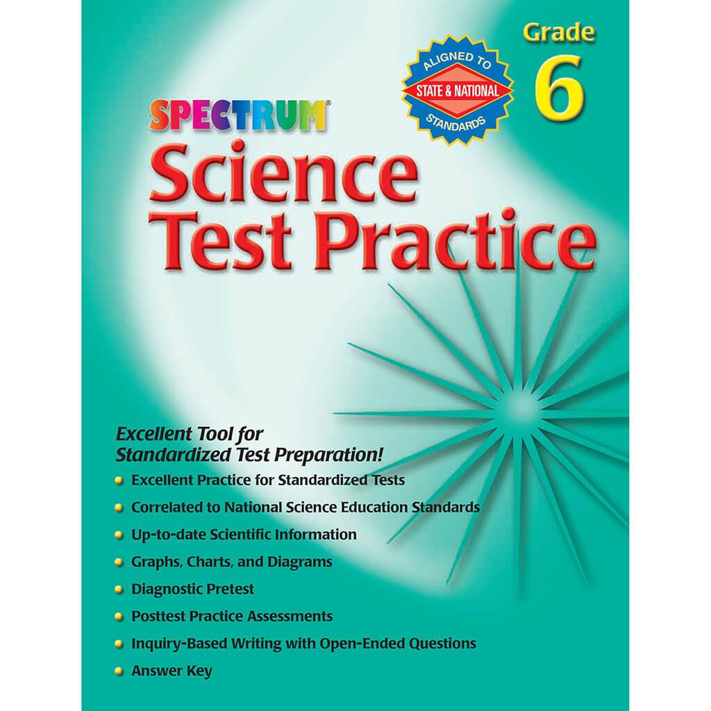 Spectrum Science Test Practice Grade 6