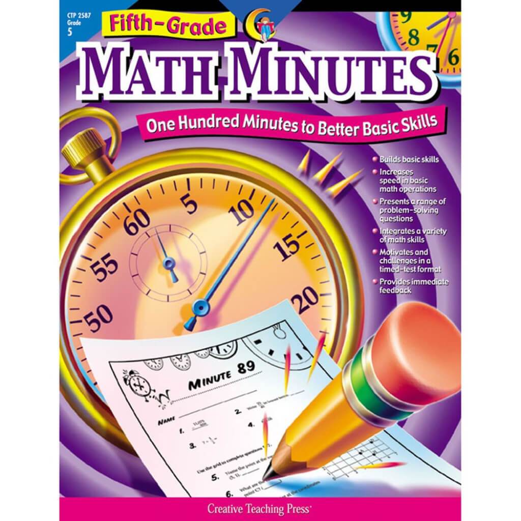 Math Minutes Book Grade 5 