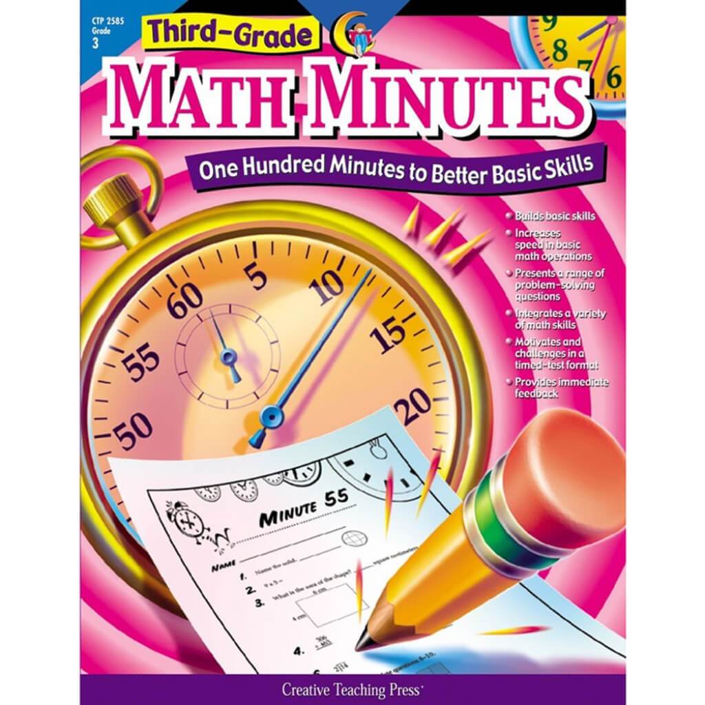 Math Minutes Book Grade 3 
