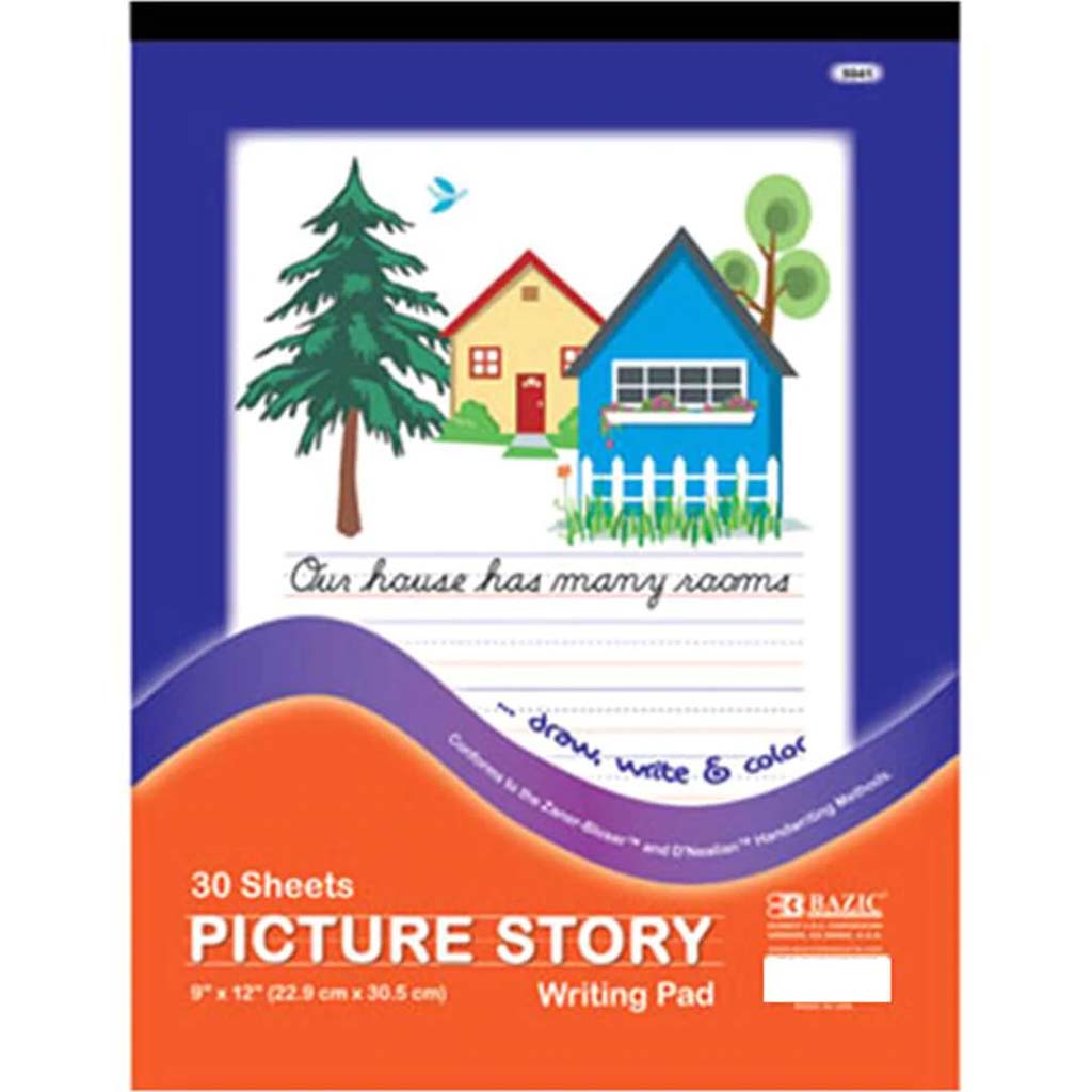 Picture Story Writing Pad 30 Sheets 