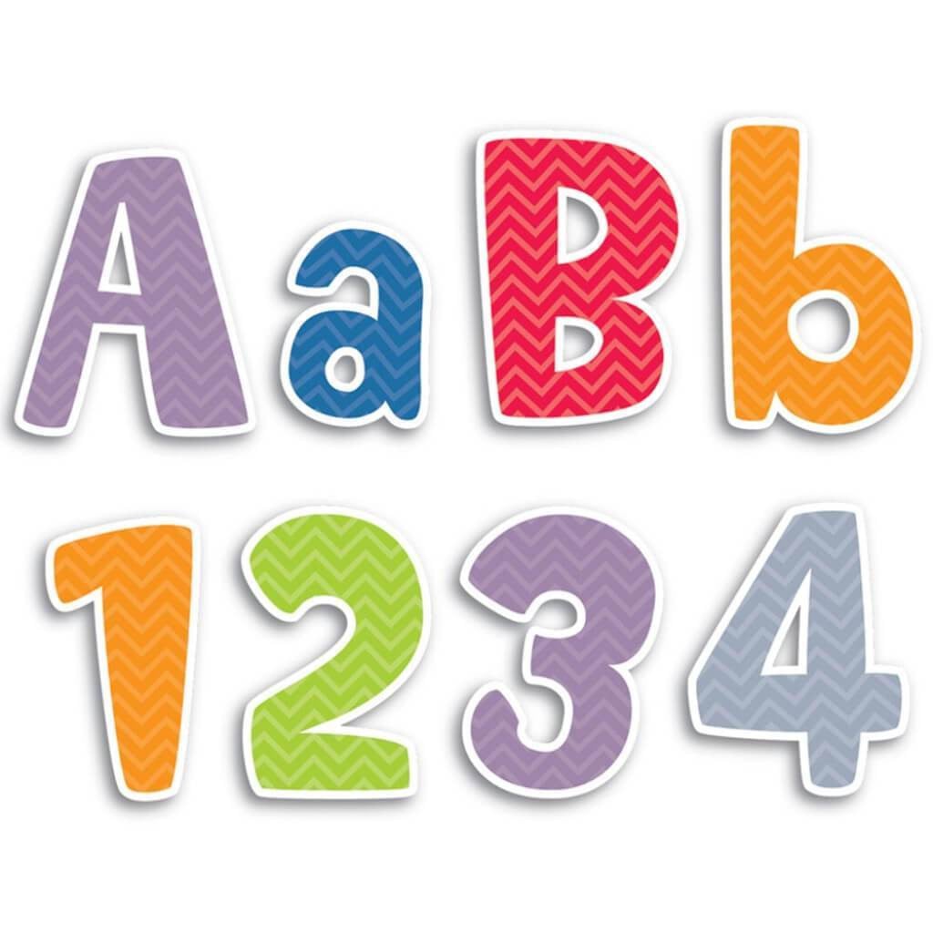 Chevron Solids Design Letter 