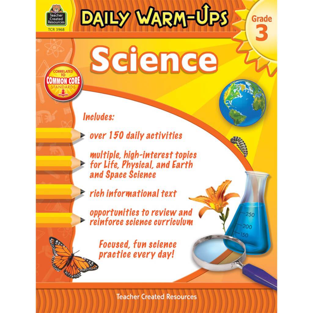 Daily Warm-Ups Science Book Grade 3 