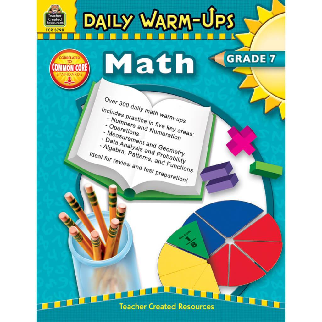 Daily Warm-Ups Math Book Grade 7 