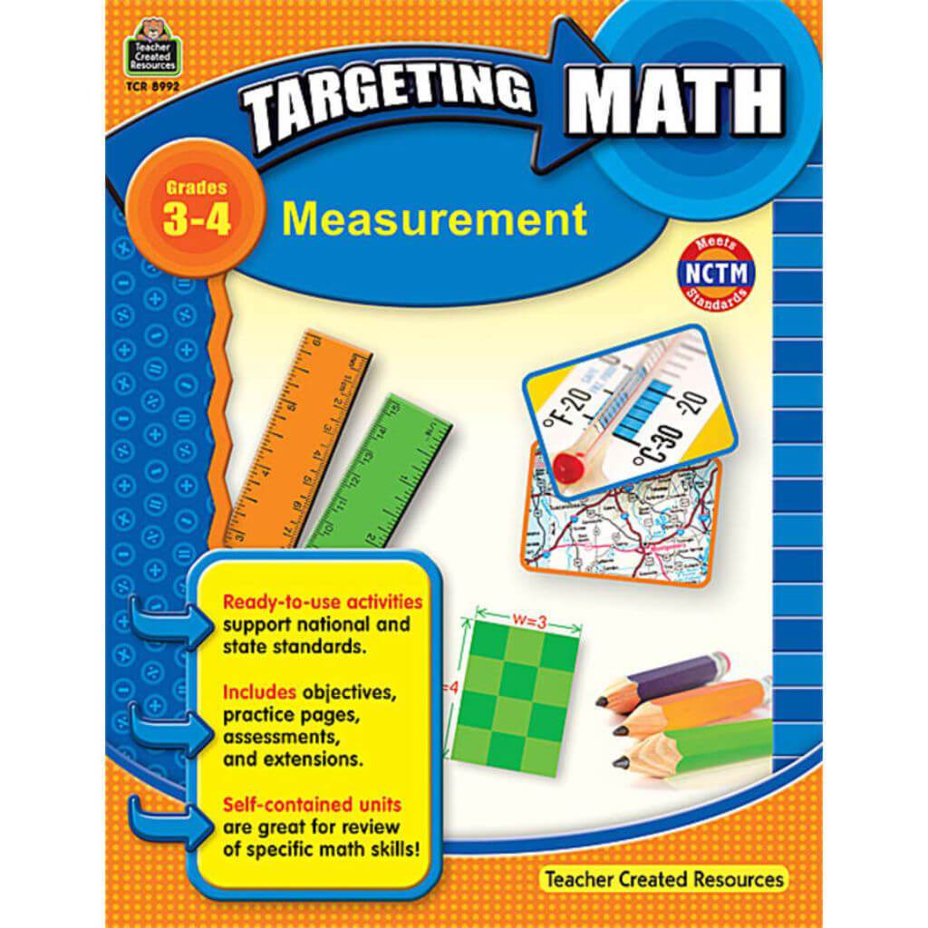 Targeting Math Measurement Book Grade 3-4
