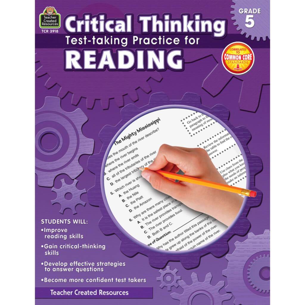 Critical Thinking Test Taking Practice For Reading Grade 5 