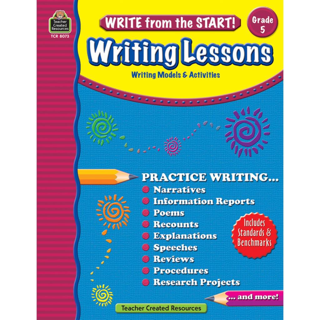 Write From The Start! Writing Lessons Book Grade 5 