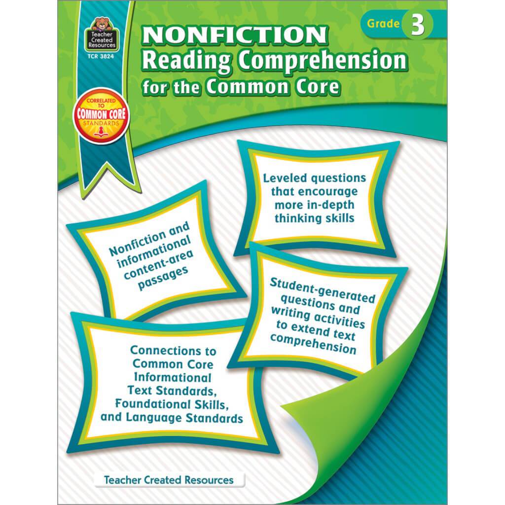 Nonfiction For The Common Core Reading Book Grade 3 