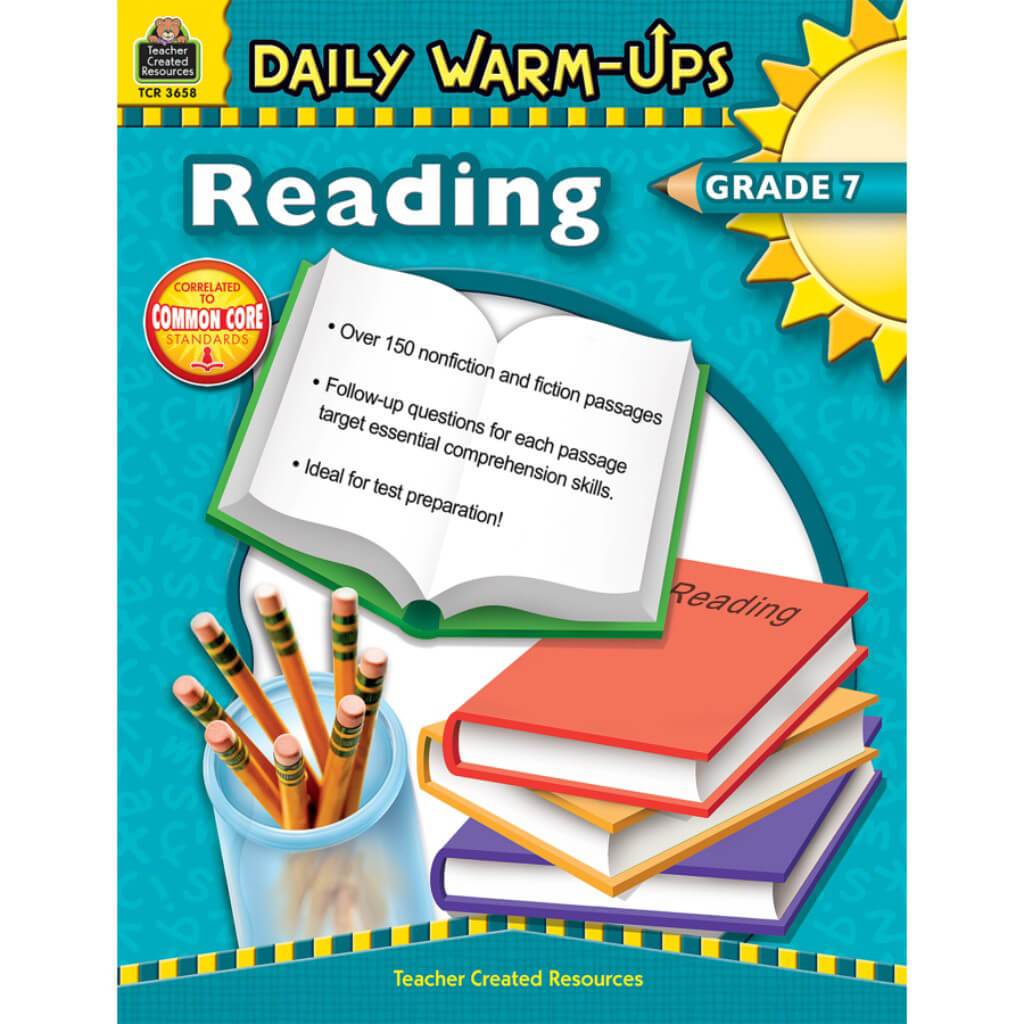 Daily Warm-Ups Reading Book Grade 7 