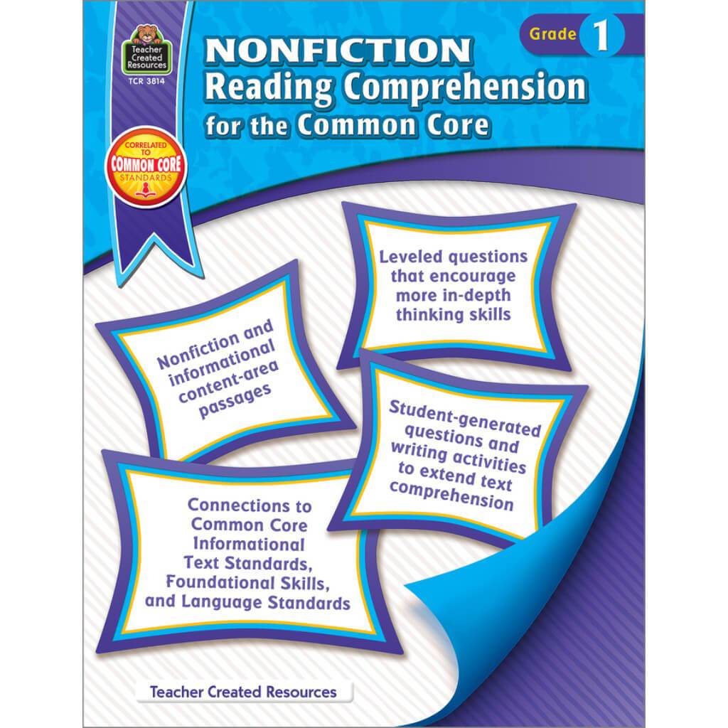 Nonfiction For The Common Core Reading Book Grade 1 