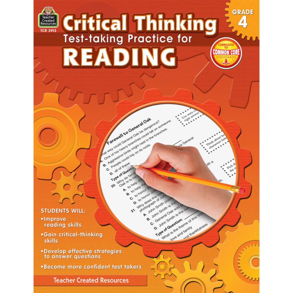 Critical Thinking Test Taking Practice For Reading Grade 4 