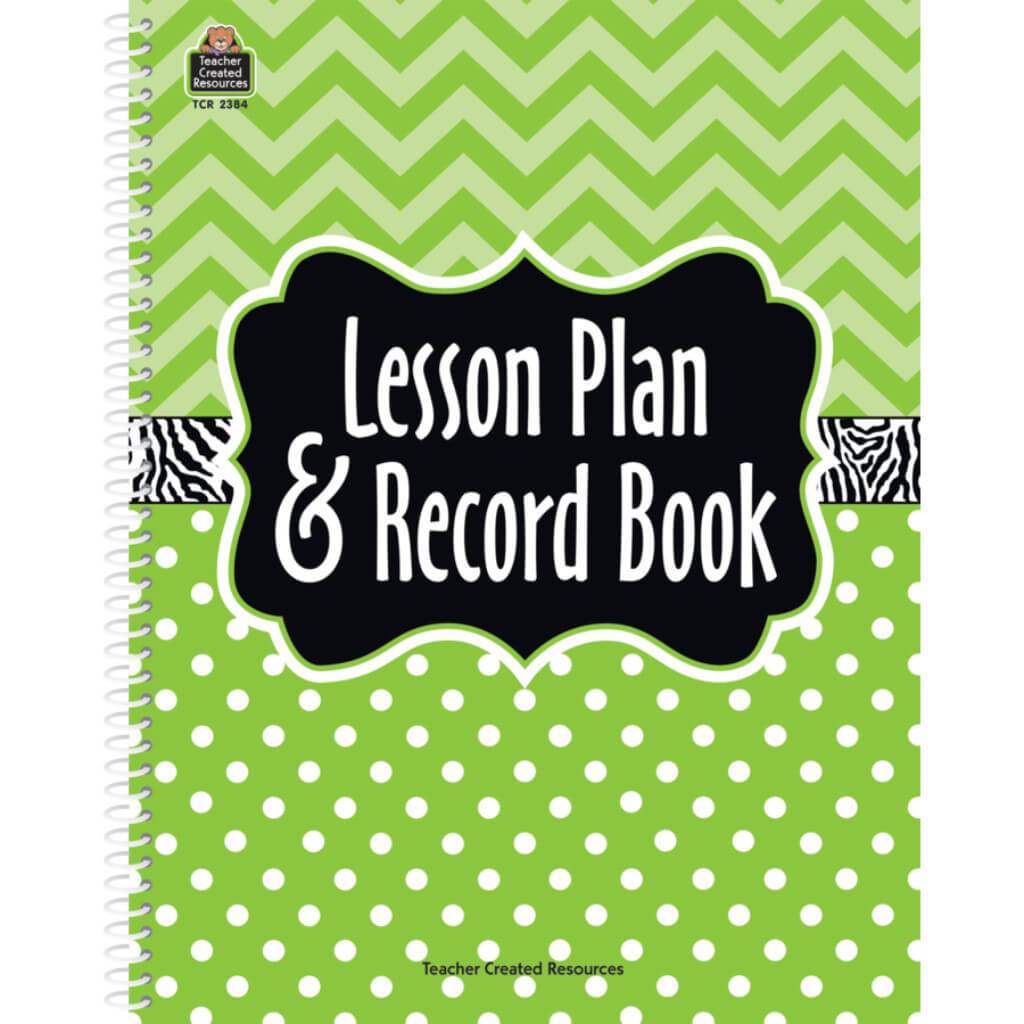 Lime Chevrons &amp; Dots Lesson Plan 