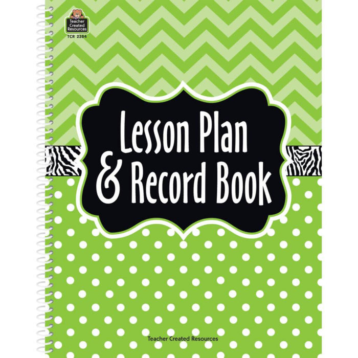 Lime Chevrons & Dots Lesson Plan 