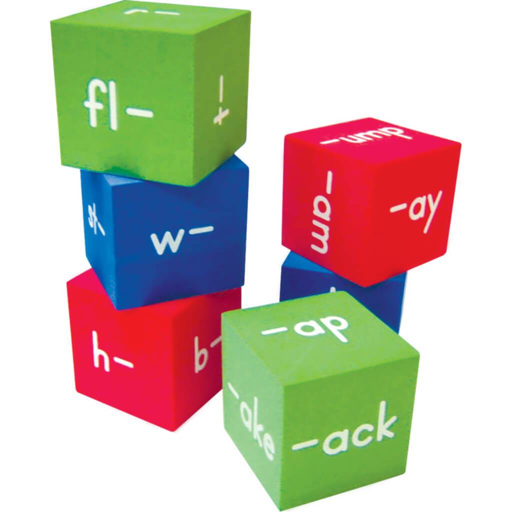 Word Family Cubes Foam 6Pcs 