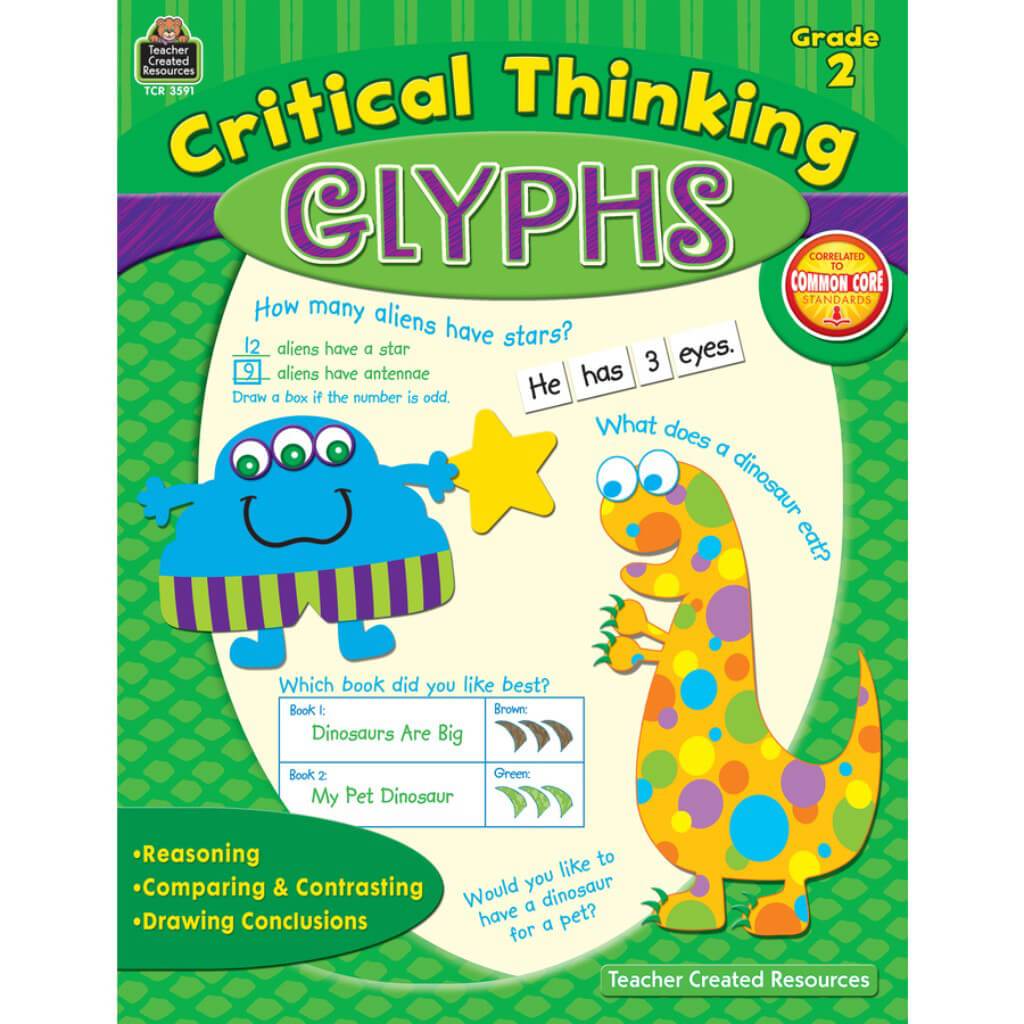 Critical Thinking Glyphs Book Grade 2 