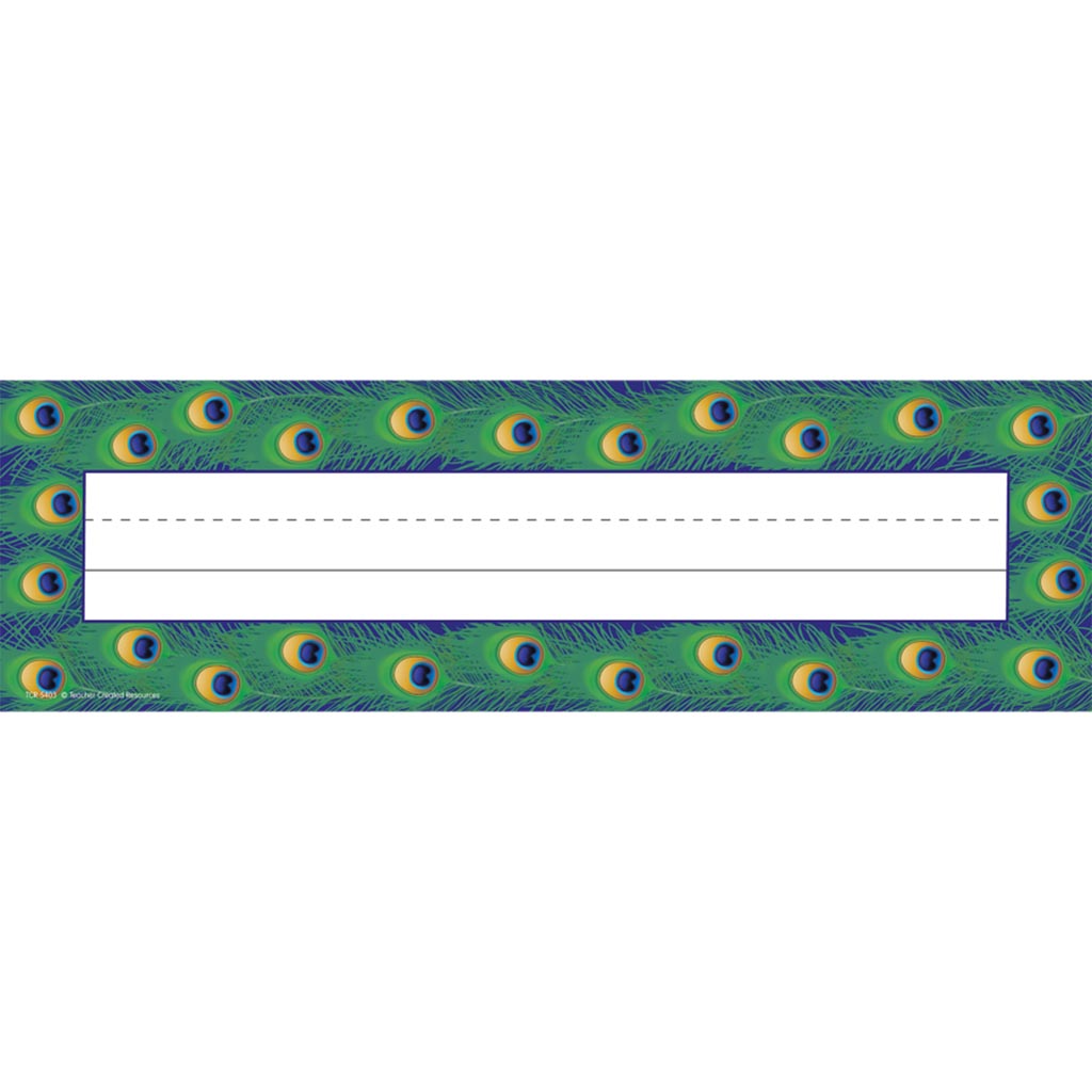 Peacock Name Plates