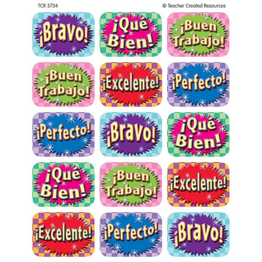 Good Work (Spanish) Stickers 