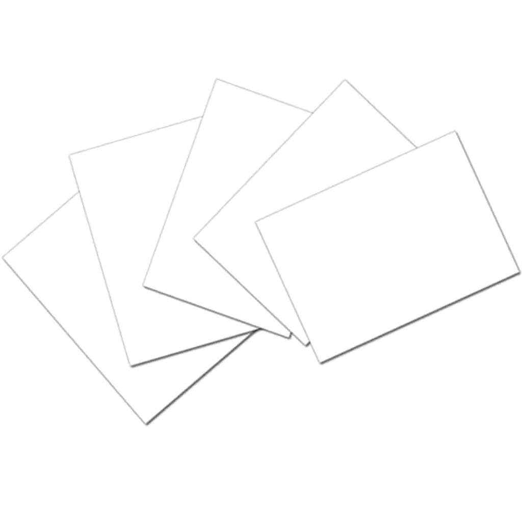 Index Card 4in x 6in White