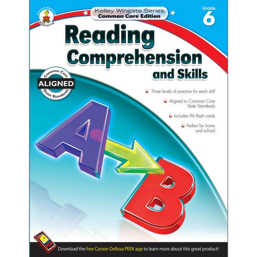 Reading Comprehension And Skills Workbook Grade 6 