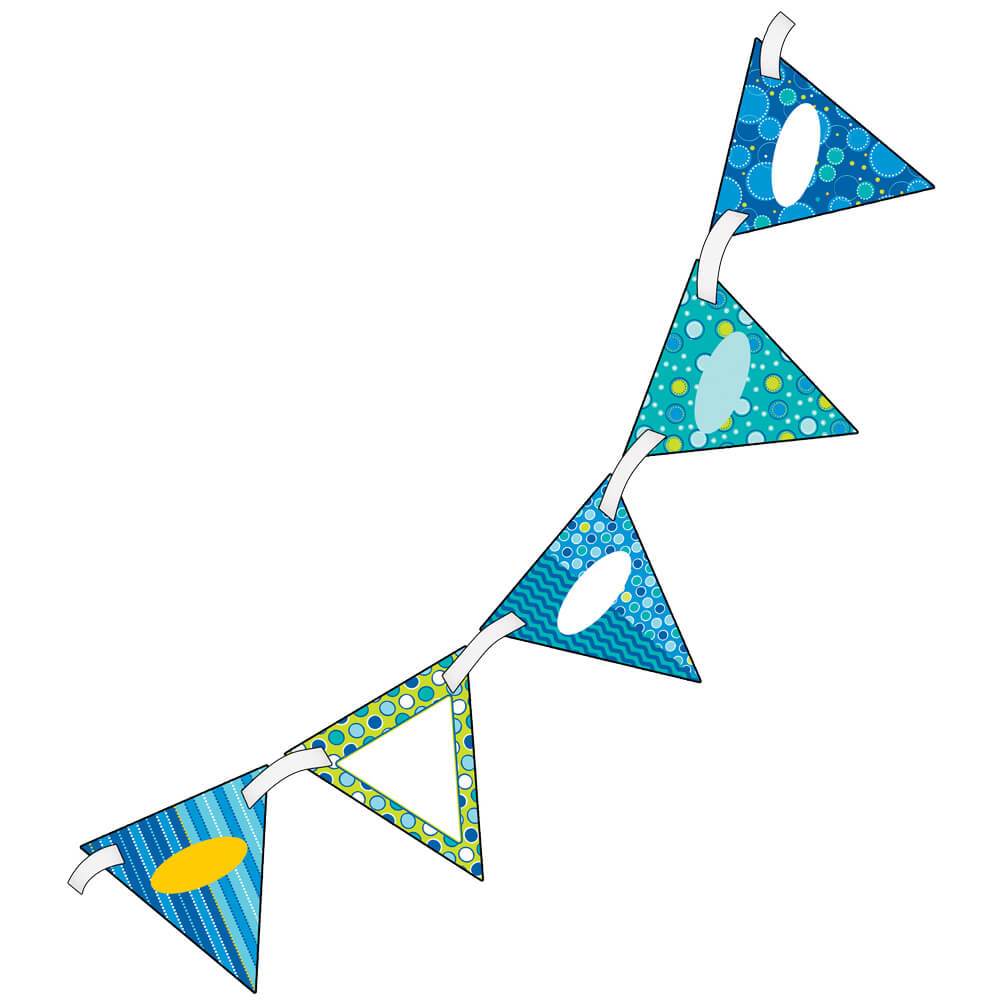 Bubbly Blues Bunting 