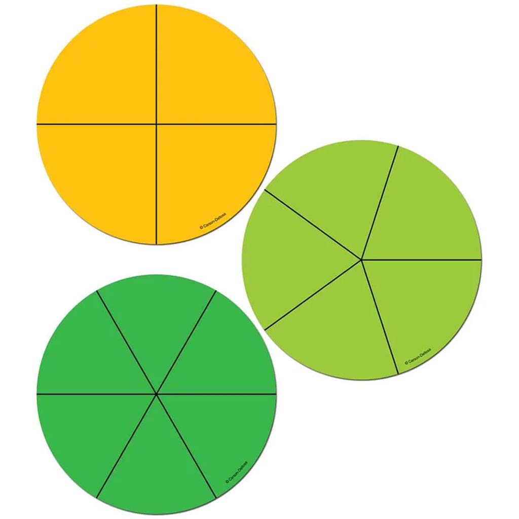 Fraction Circles Curriculum Cut Outs 