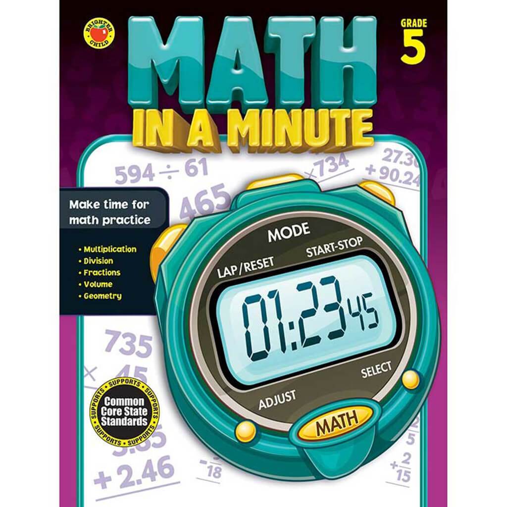 Math In A Minute Grade 5