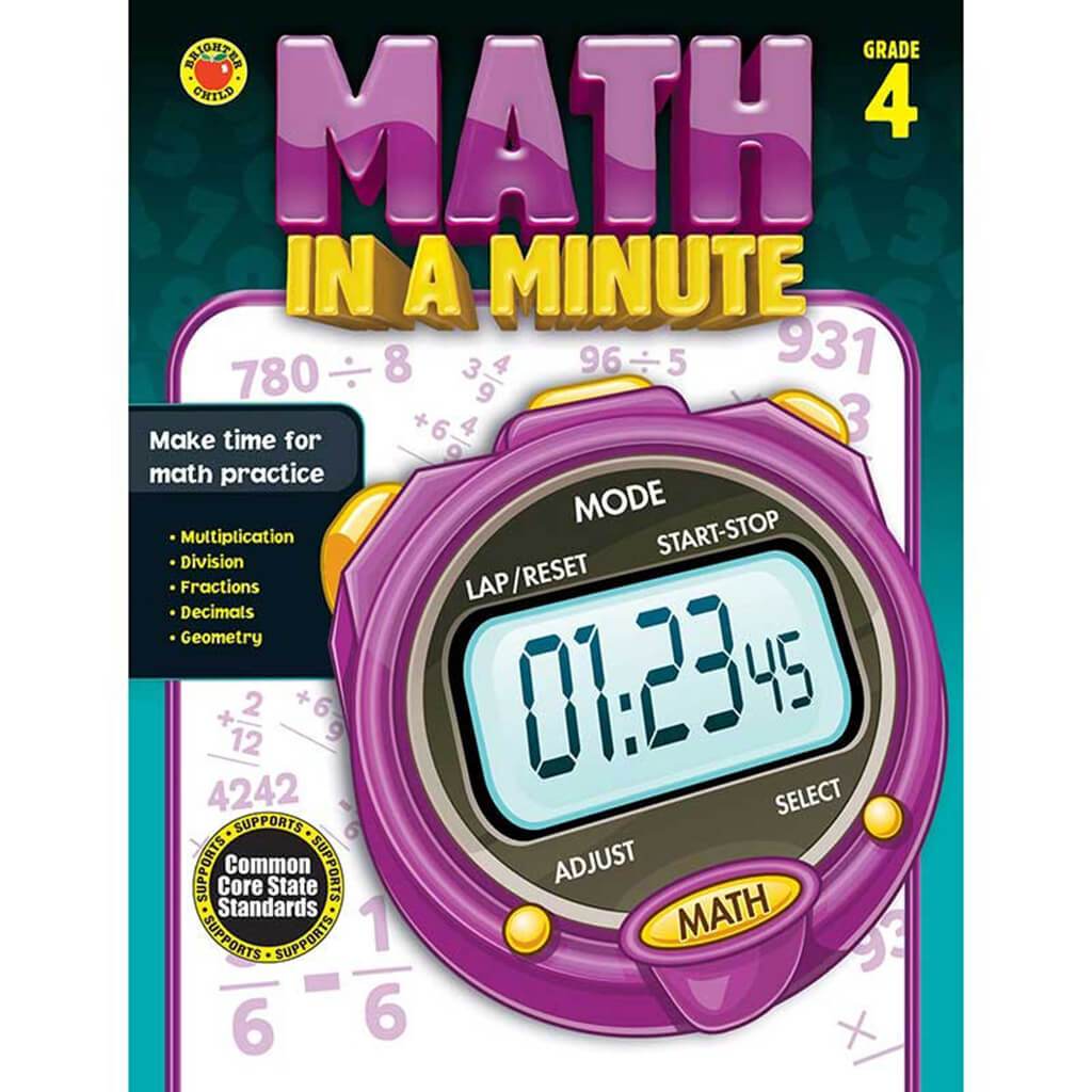 Math In A Minute Grade 4